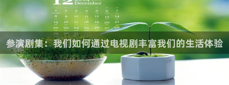 赢乐彩票3注册：参演剧集：我们如何通过电视剧丰富我们的生活体验