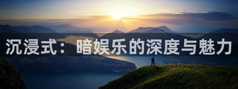 赢乐彩票体育注册代理：沉浸式：暗娱乐的深度与魅力