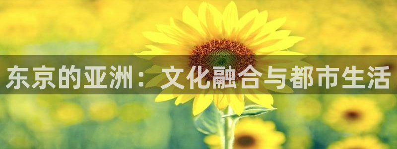 赢乐彩票官网：东京的亚洲：文化融合与都市生活