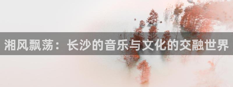 赢乐彩票平台：湘风飘荡：长沙的音乐与文化的交融世界