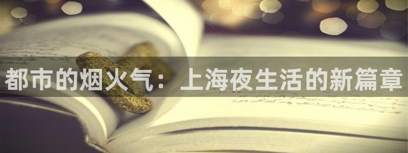 赢乐彩票体育网页版入口：都市的烟火气：上海夜生活的新篇章